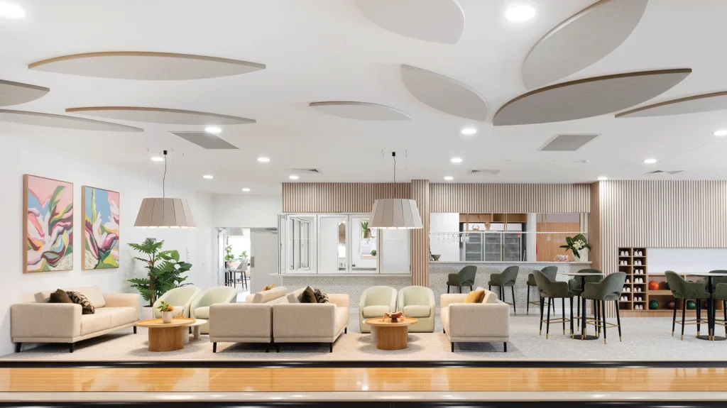 Lounge at Palm Lake Resort Bargara country club