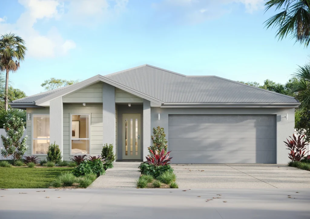Artist impression of the Dahlia home design at Palm Lake Resort Bargara