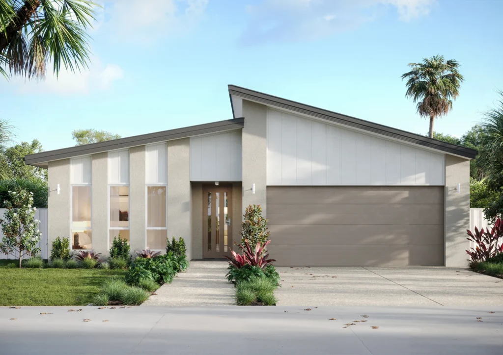 Artist impression of the Hibiscus home design at Palm Lake Resort Bargara