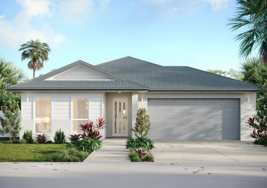 Artist impression of the Poppy home design at Palm Lake Resort Bargara